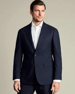 Suit Jackets<Charles Tyrwhitt End-on-End Ultimate Travel Suit Jacket - Navy