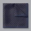 Pocket Squares<Charles Tyrwhitt Geo Print Silk Pocket Square - Navy