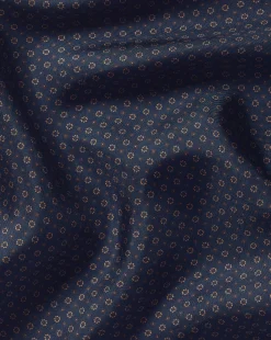 Pocket Squares<Charles Tyrwhitt Geo Print Silk Pocket Square - Navy