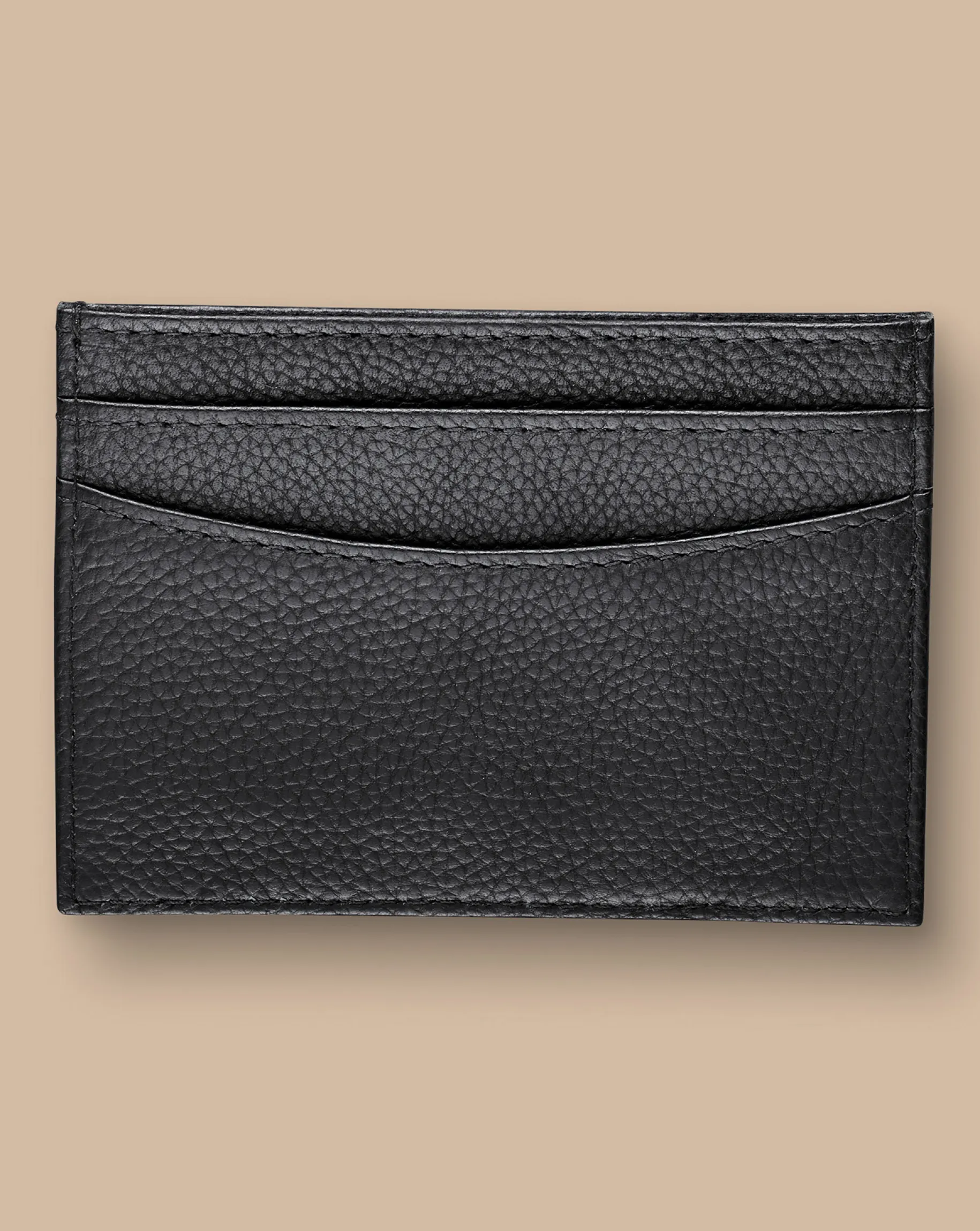 Leather Goods<Charles Tyrwhitt Grain Leather Cardholder - Black