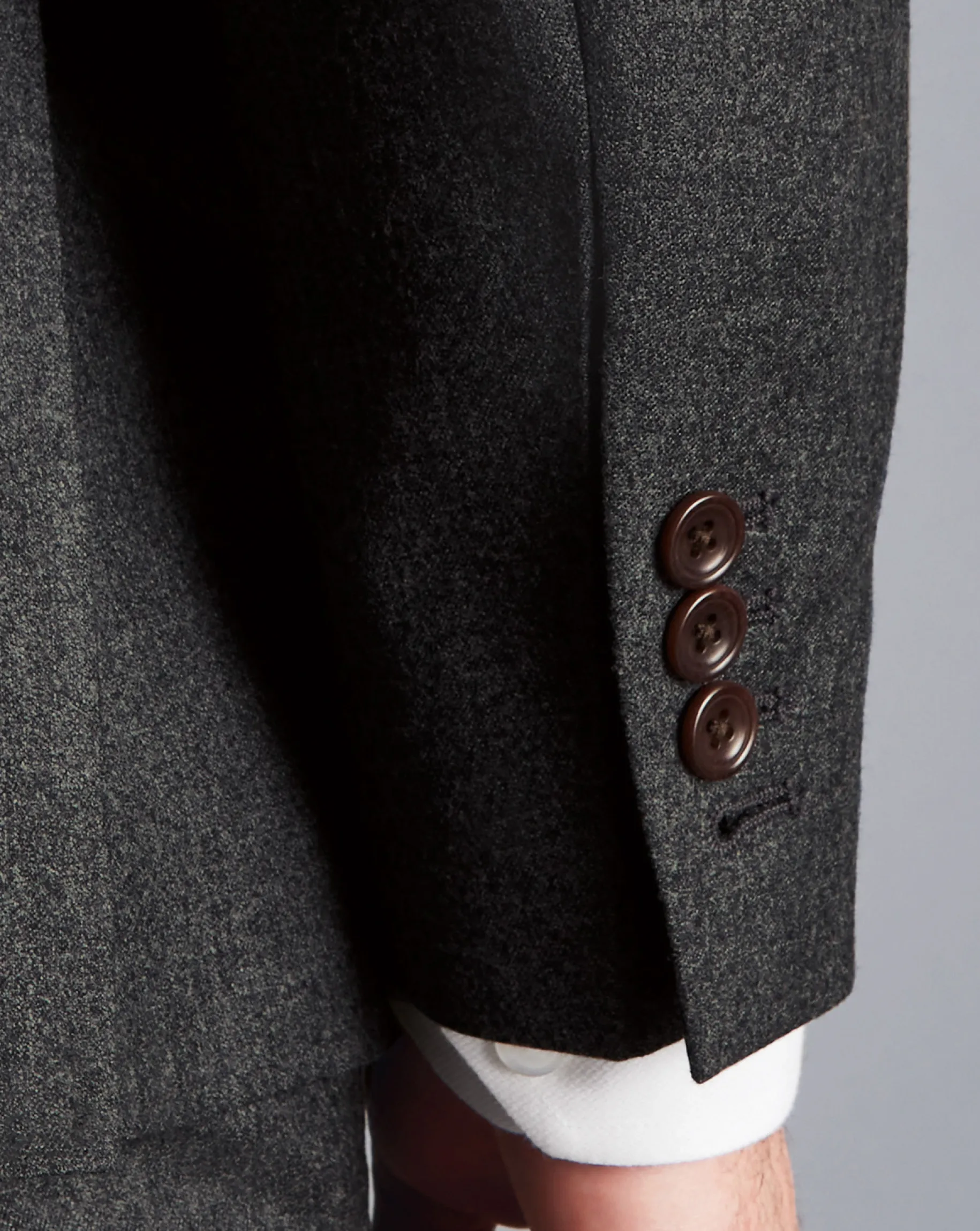 Suit Jackets|Blazers<Charles Tyrwhitt Italian Flannel Suit Jacket Grey