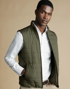 Coats|Raincoats<Charles Tyrwhitt 3-In-1 Rain Mac - Green Olive