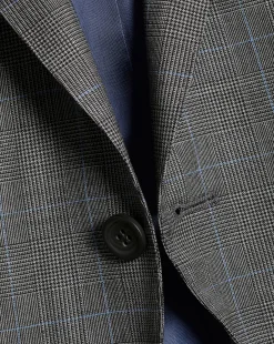 Suit Jackets|Blazers<Charles Tyrwhitt Italian Luxury Prince of Wales Check Suit Jacket - Grey