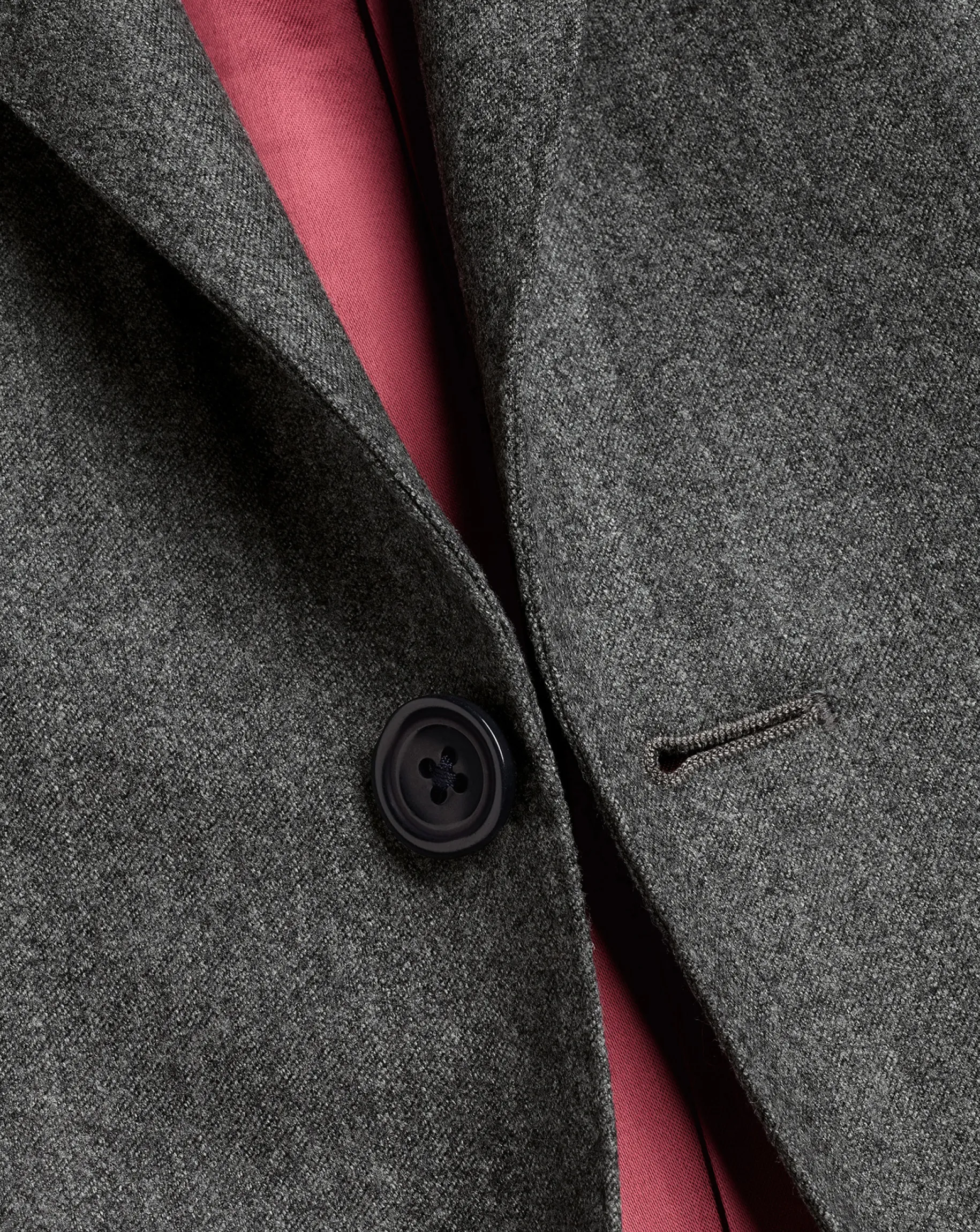 Suit Jackets|Blazers<Charles Tyrwhitt Italian Luxury Stretch Flannel Suit Jacket - Grey