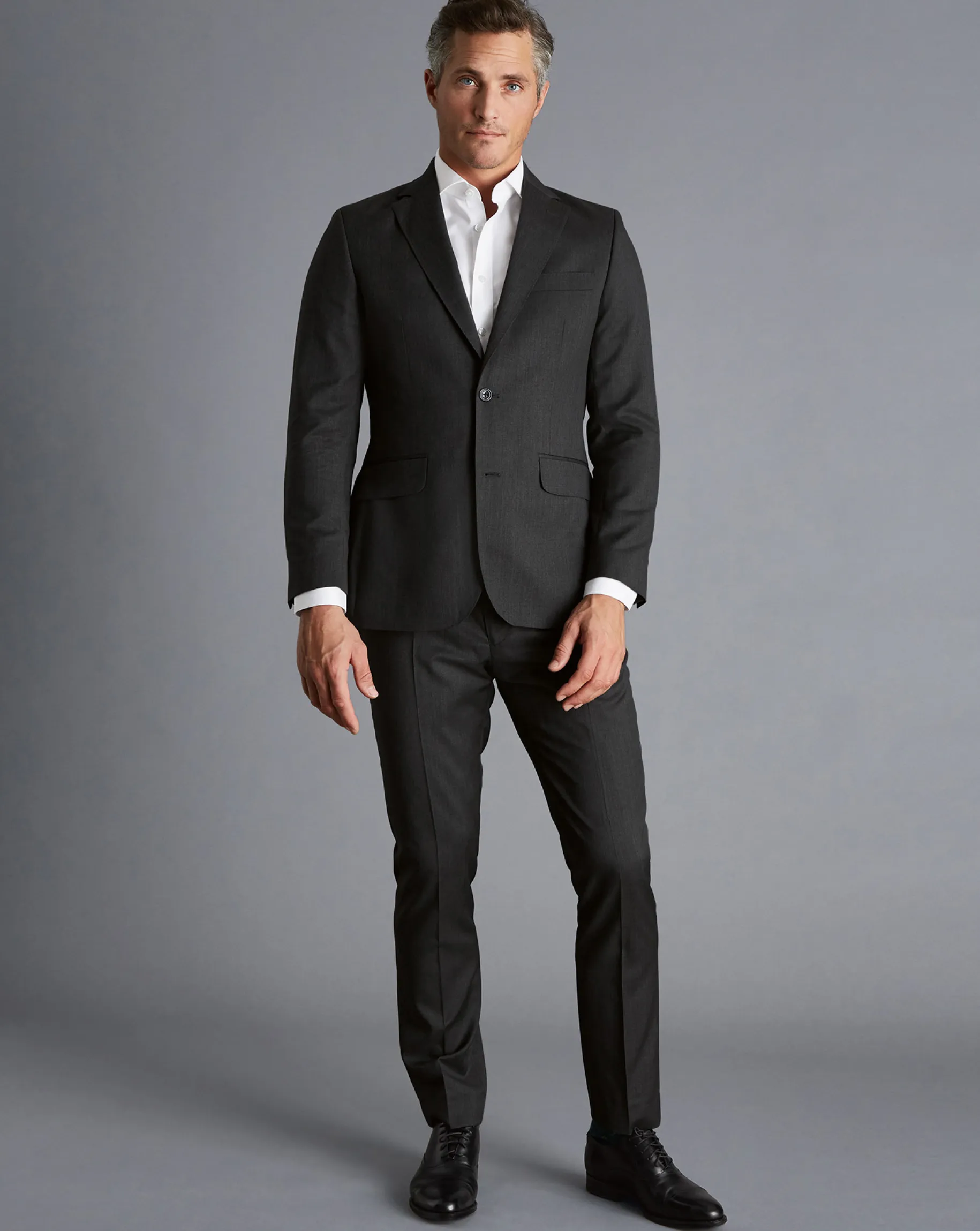 Suit Jackets|Blazers<Charles Tyrwhitt Italian Luxury Suit Jacket - Charcoal Grey