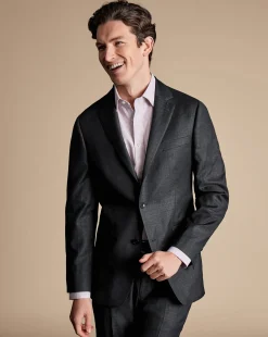 Suit Jackets|Blazers<Charles Tyrwhitt Italian Luxury Suit Jacket - Grey Charcoal
