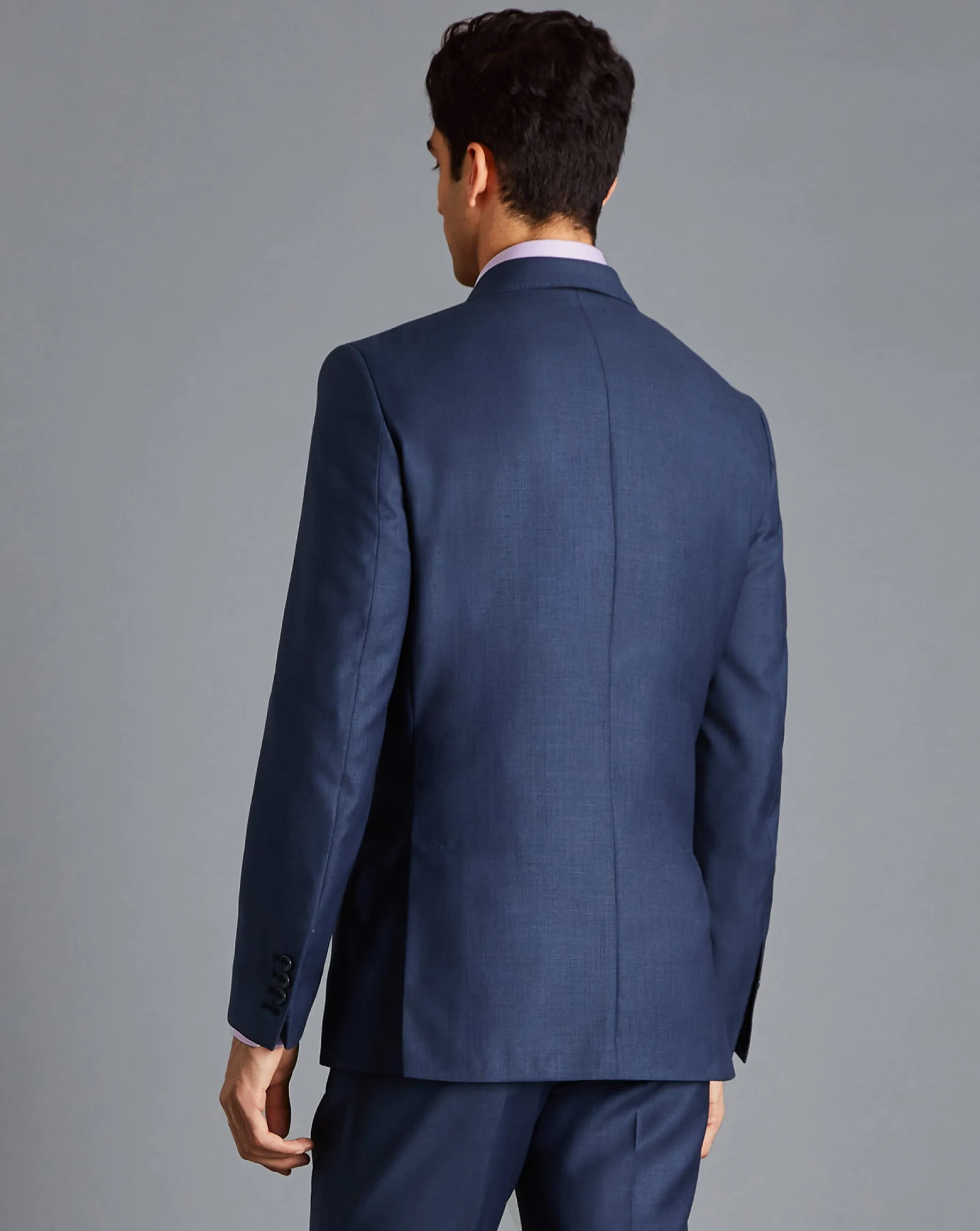 Suit Jackets|Blazers<Charles Tyrwhitt Italian Luxury Textured Suit Jacket - Indigo Blue