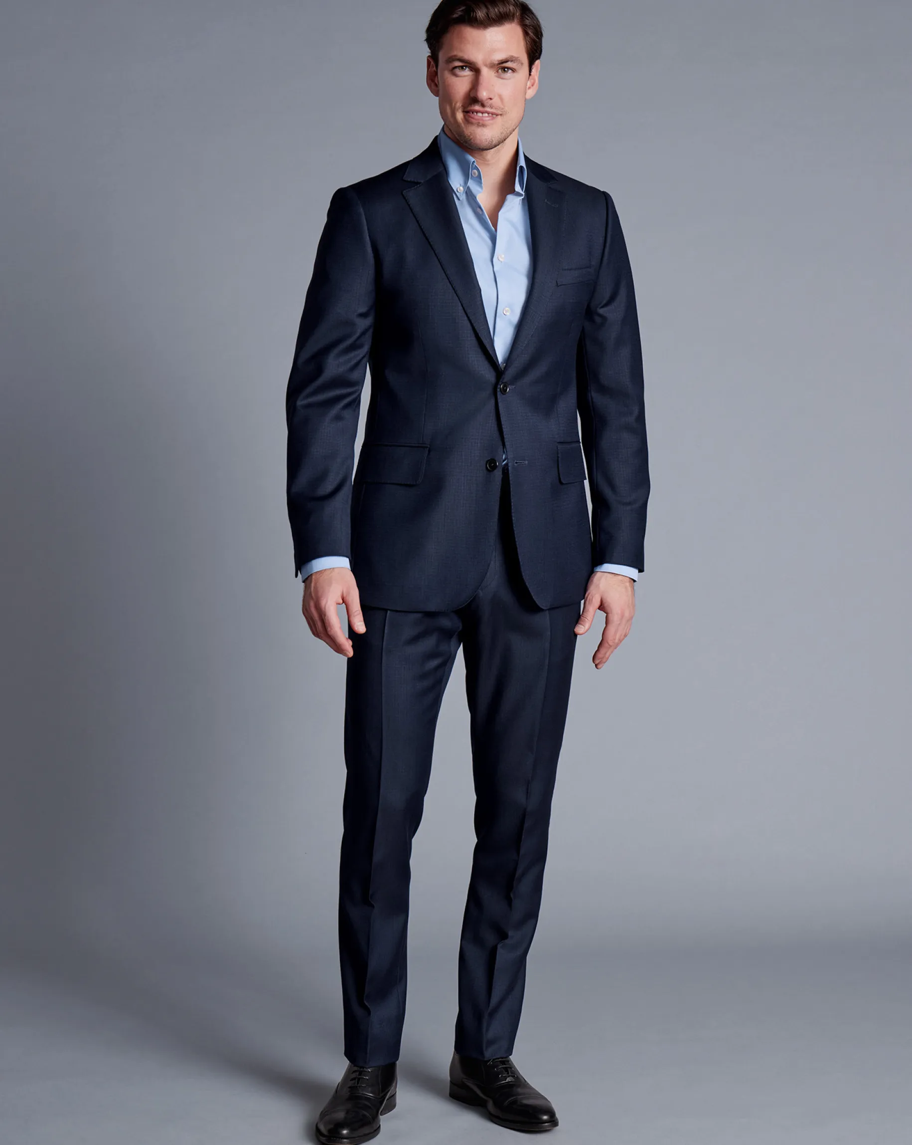 Suit Jackets|Blazers<Charles Tyrwhitt Italian Luxury Textured Suit Jacket - Ink Blue