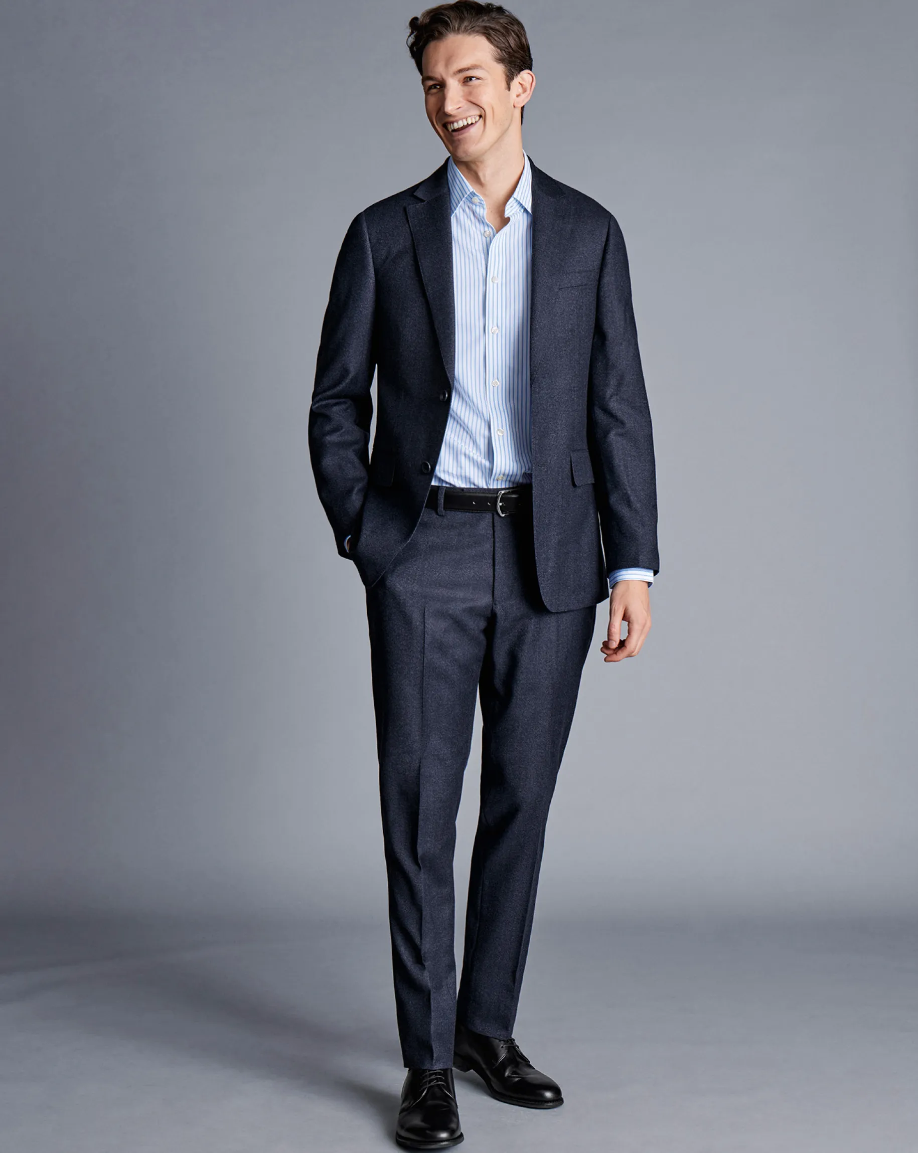 Suit Jackets<Charles Tyrwhitt Italian Pindot Suit Jacket - Denim Blue