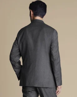 Seasonal Looks|Suit Jackets<Charles Tyrwhitt Italian Pindot Suit Jacket - Grey