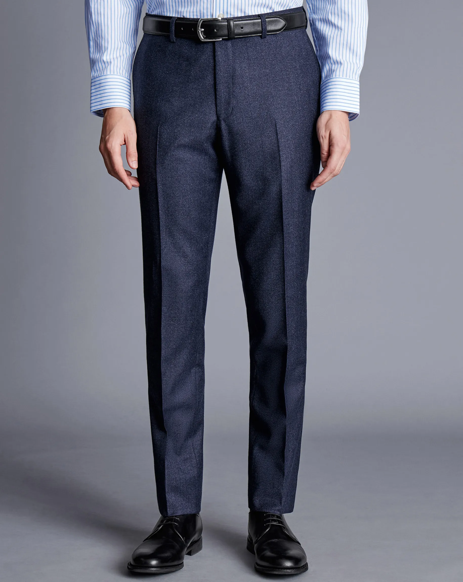 Suit Pants<Charles Tyrwhitt Italian Pindot Suit Pants - Denim Blue