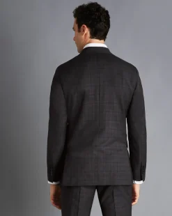 Suit Jackets|Blazers<Charles Tyrwhitt Italian Prince of Wales Check Suit Jacket - Charcoal Grey