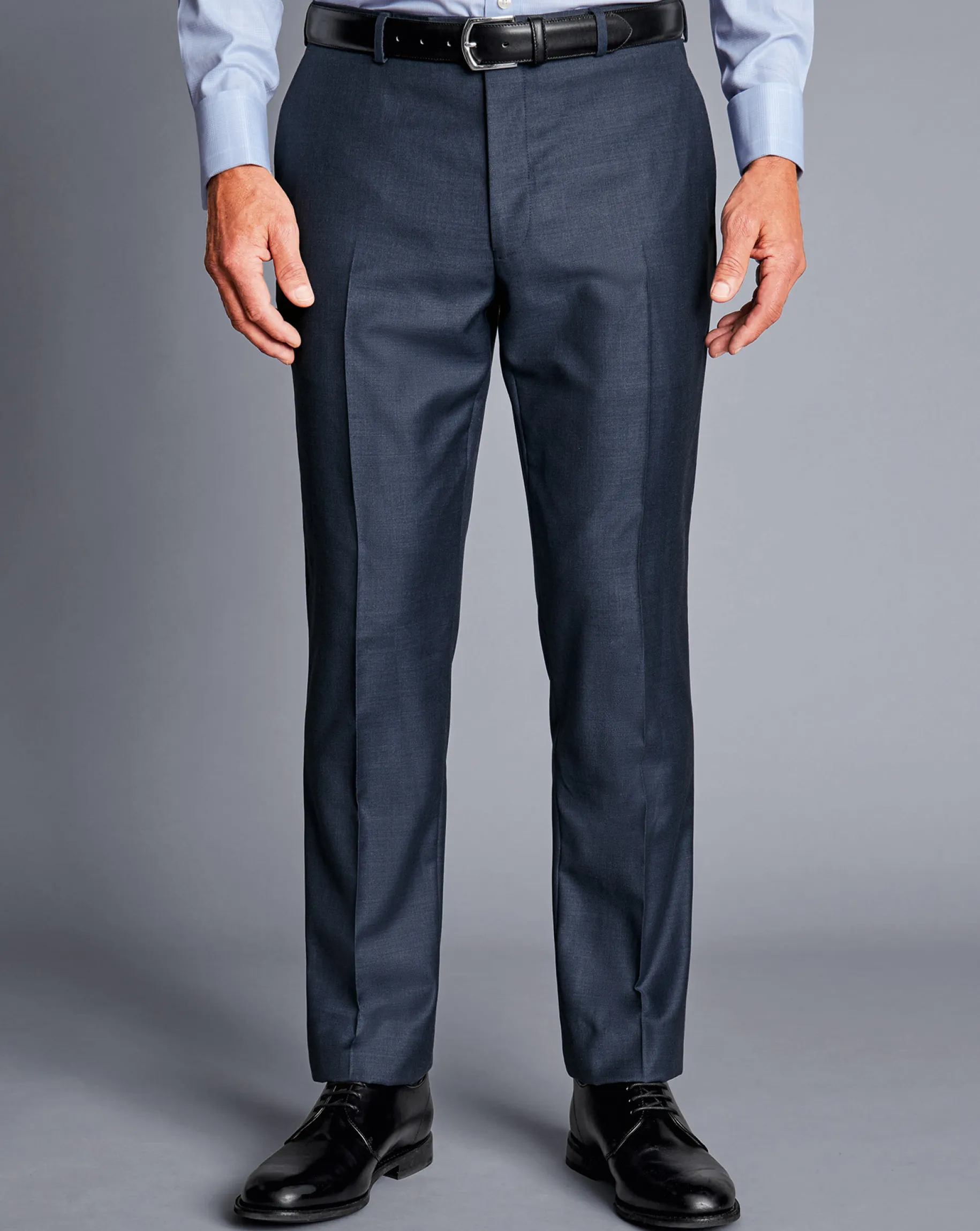 Suit Pants|Pants & Shorts<Charles Tyrwhitt Italian Suit Pants - Steel Blue