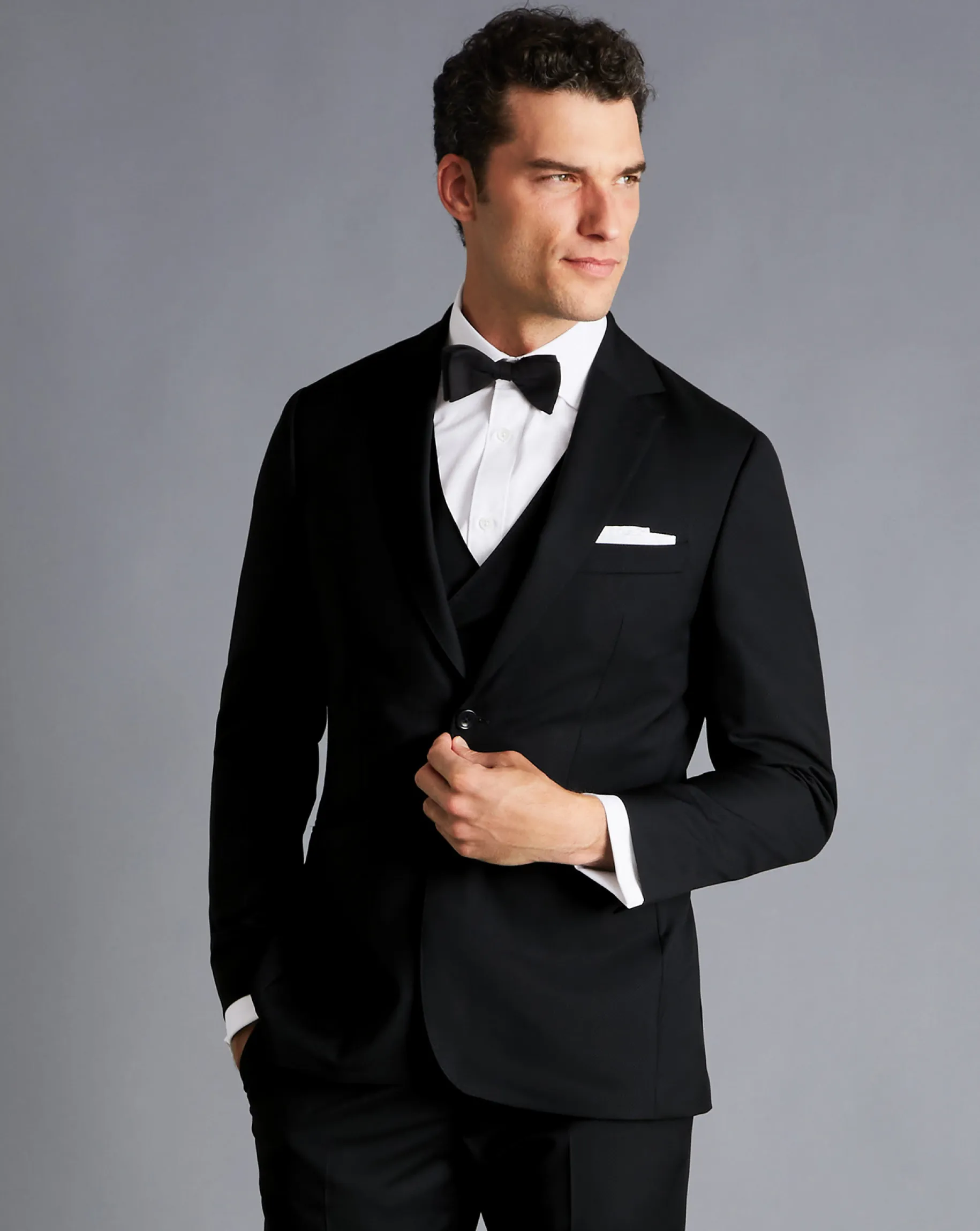 Suit Jackets|Blazers<Charles Tyrwhitt Italian Tuxedo Jacket - Black