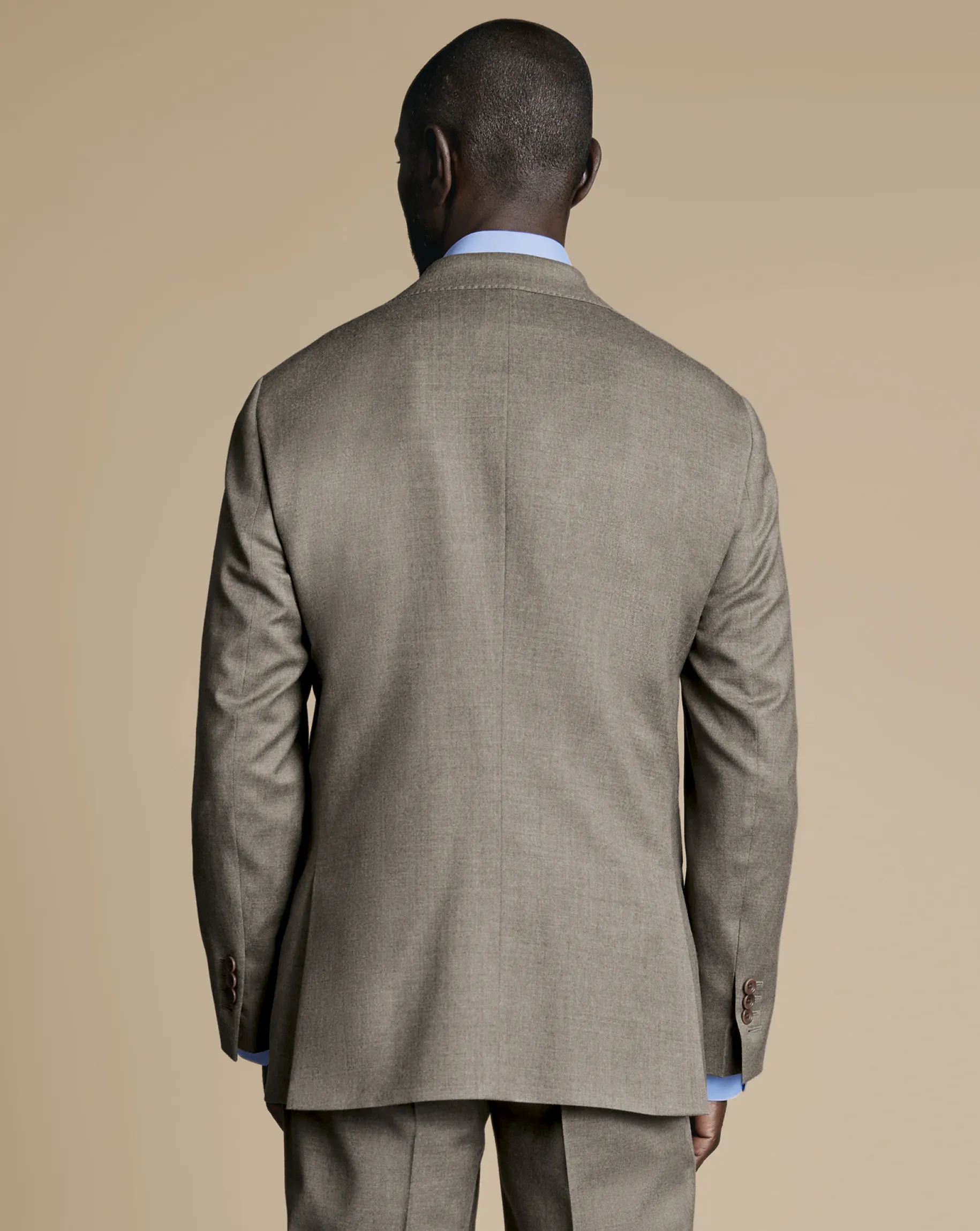 Suit Jackets|Blazers<Charles Tyrwhitt Italian Twill Suit Jacket - Taupe