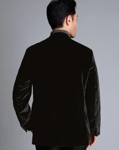Black Tie|Wedding<Charles Tyrwhitt Italian Velvet Jacket - Black