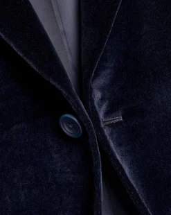 Black Tie|Wedding<Charles Tyrwhitt Italian Velvet Jacket - Navy