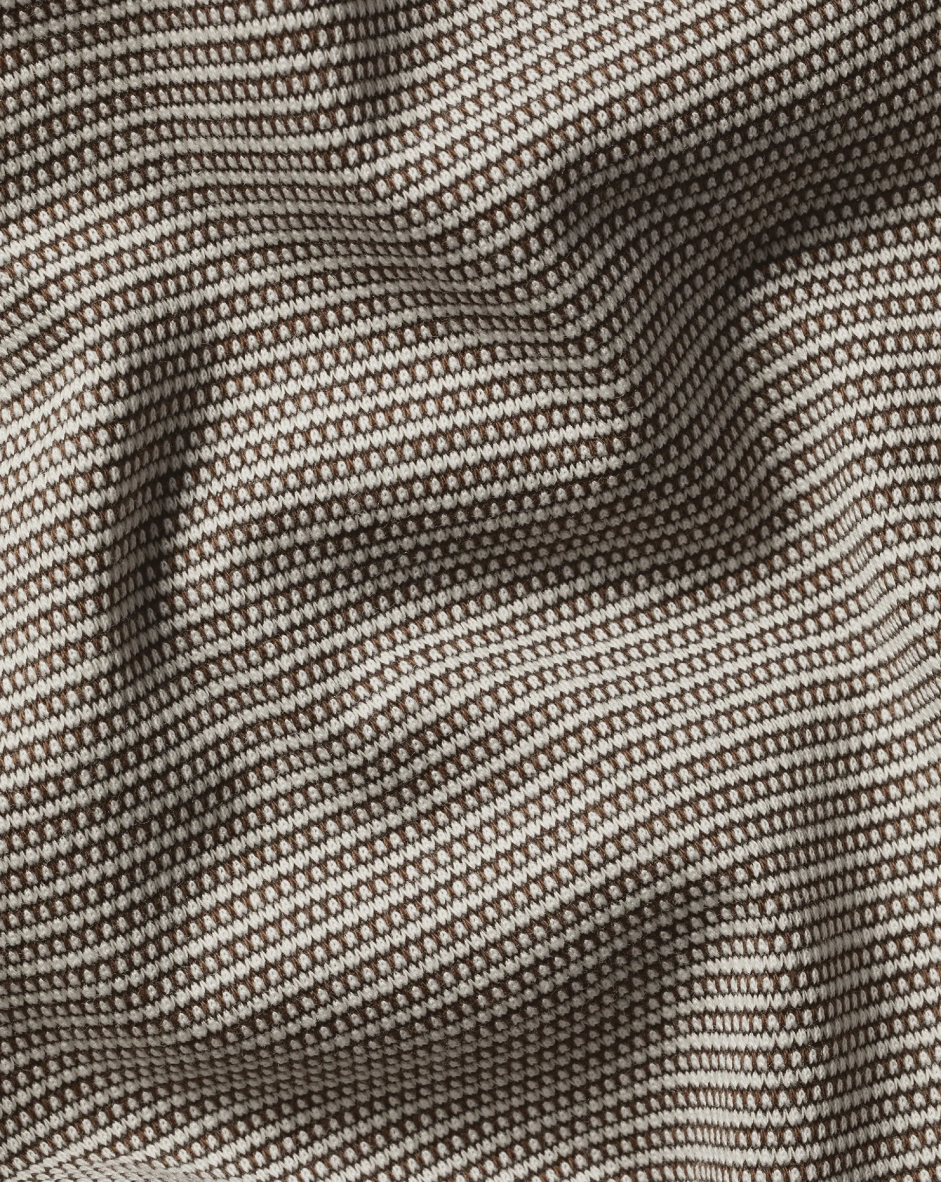Shirt Sale|Polos<Charles Tyrwhitt Jacquard Polo - Mocha
