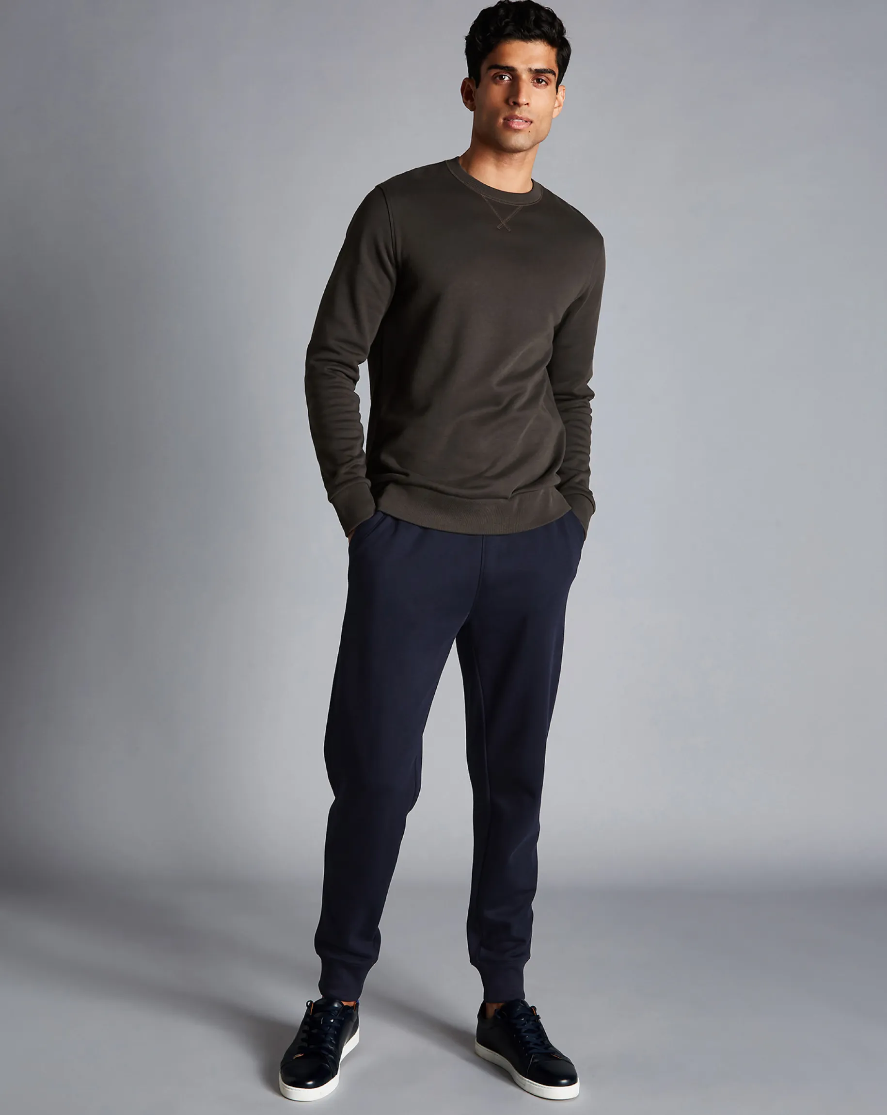 Pants & Shorts<Charles Tyrwhitt Jersey Joggers - Navy
