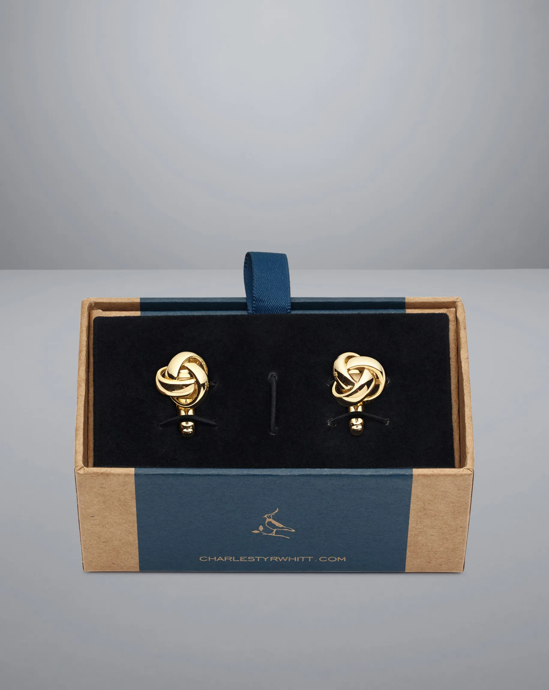 Cufflinks|Evening Accessories<Charles Tyrwhitt Knot Cufflinks - Gold