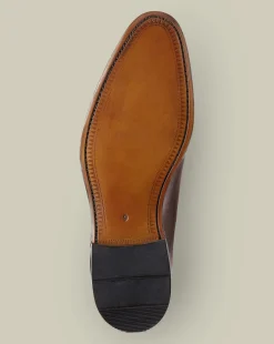 Smart Shoes|Brown Shoes<Charles Tyrwhitt Leather Oxford Shoes - Dark Chocolate