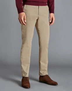Golf Collection|Pants & Shorts<Charles Tyrwhitt Lightweight Pants - Oatmeal
