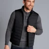 Golf Collection|Vests<Charles Tyrwhitt Lightweight Vest - Black