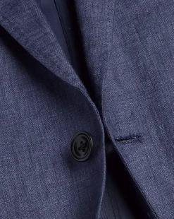 Coats & Jackets|Blazers<Charles Tyrwhitt Linen Jacket - Ocean Blue