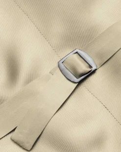 Vests<Charles Tyrwhitt Linen Morning Suit Vest - Buff