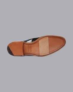 Black Tie|Smart Shoes<Charles Tyrwhitt Made in England High-Shine Leather Oxford Shoes - Black