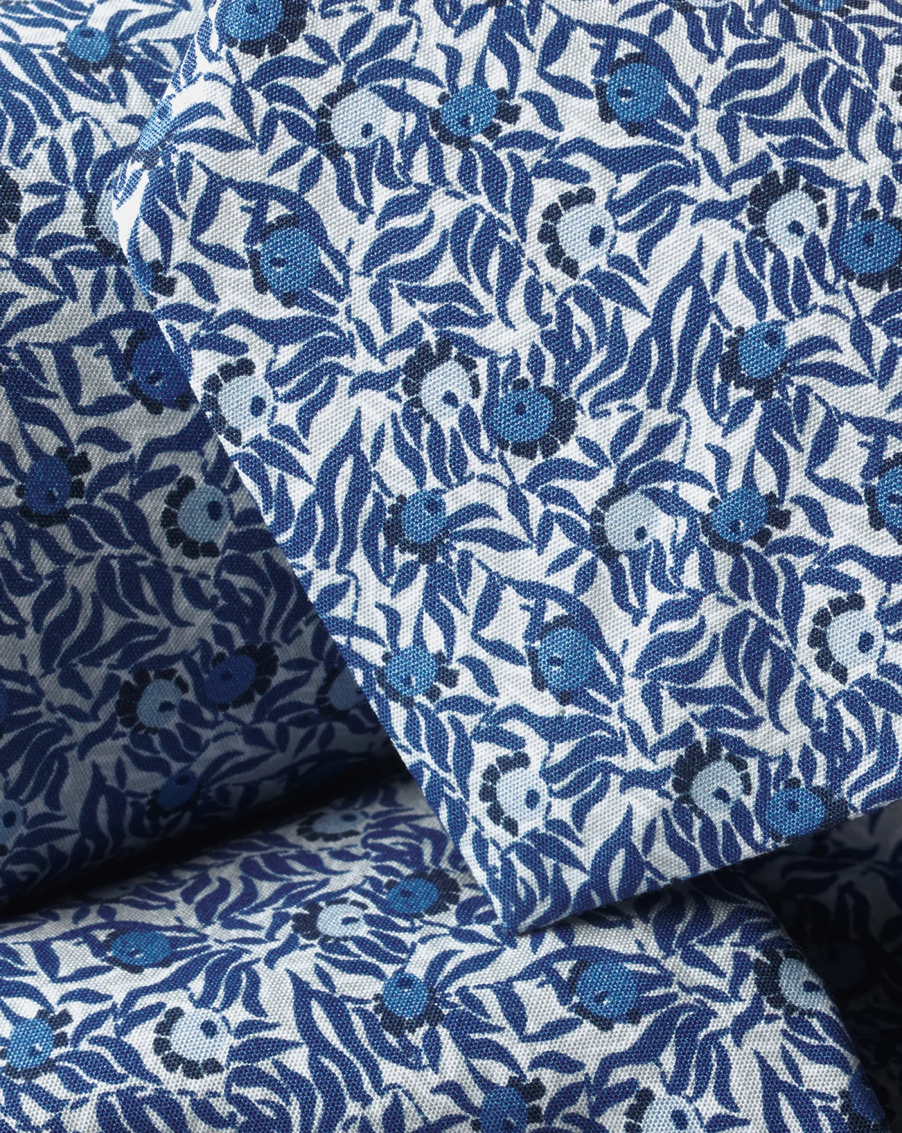 Liberty Print Shirts|Wedding<Charles Tyrwhitt Made With Liberty Fabric Berry Print Cotton Tie - Blue Indigo