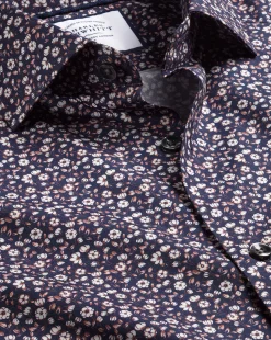 Liberty Print Shirts|Dress Shirts<Charles Tyrwhitt Made With Liberty Fabric Floral Print Semi-Spread Collar Shirt - Pink