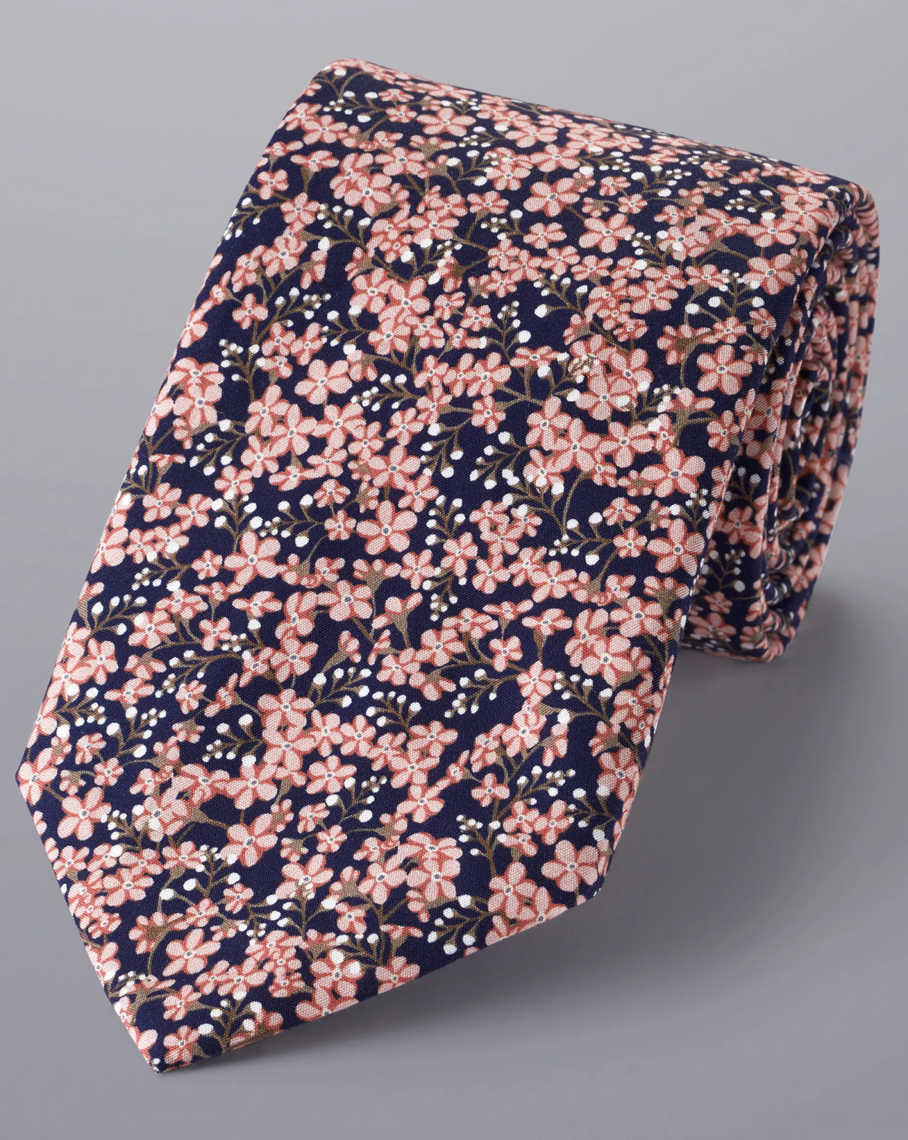 Liberty Print Shirts|Wedding<Charles Tyrwhitt Made With Liberty Fabric Floral Print Cotton Tie - Pink