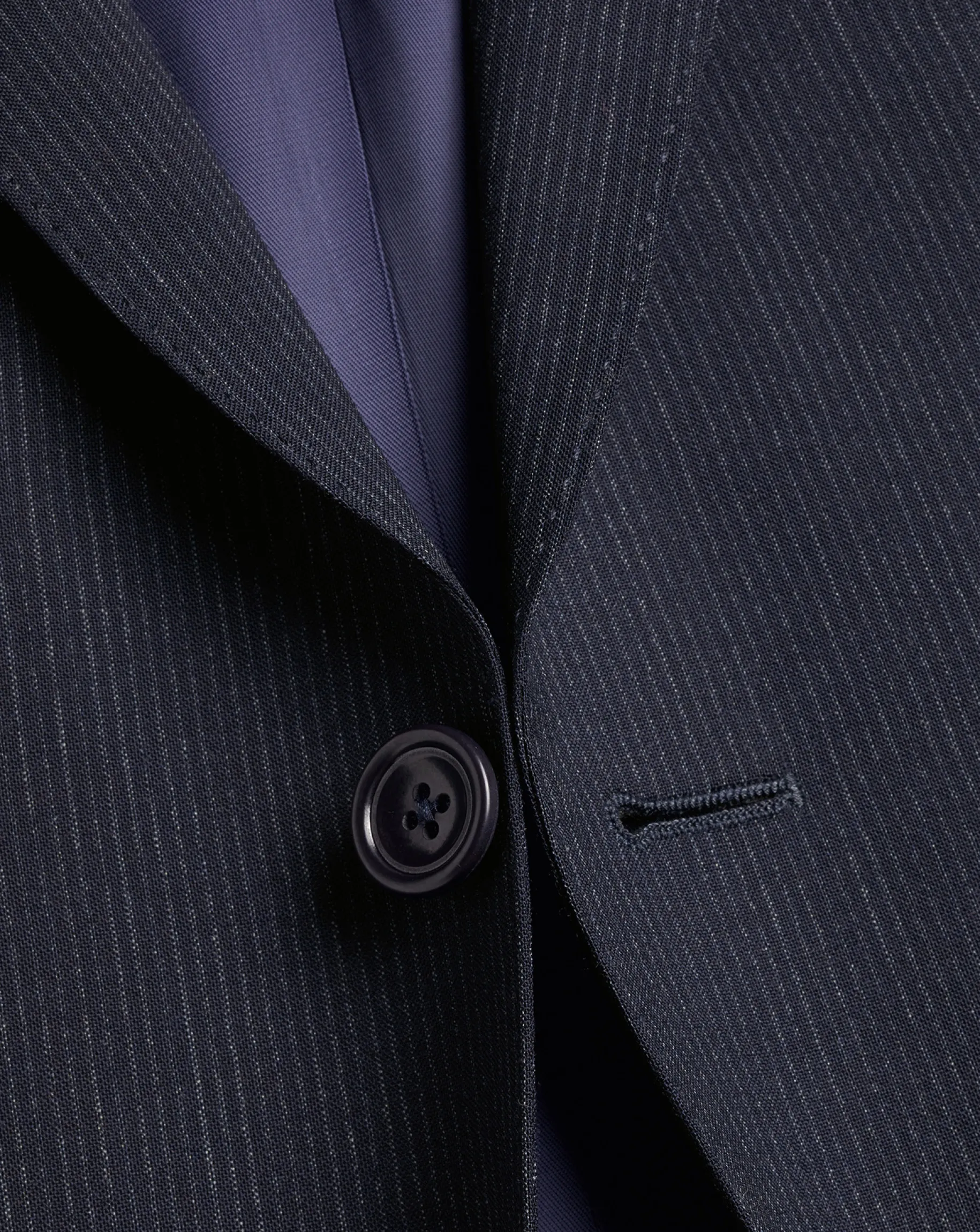 Suit Jackets|Blazers<Charles Tyrwhitt Melange Pinstripe Suit Jacket - Dark Navy