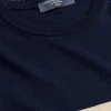 Sweaters<Charles Tyrwhitt Merino Crew Neck Striped Sweater - Navy & Stone