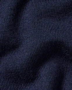 Crew Neck Sweaters|Sweaters<Charles Tyrwhitt Merino Crew Neck Sweater - Navy