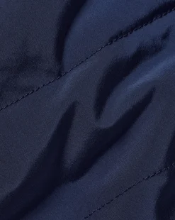 Blue Sweaters|Casual Jackets<Charles Tyrwhitt Merino Padded Funnel Neck Jacket - Navy