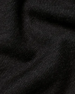 Grey Sweaters|Quarter Zip Sweaters<Charles Tyrwhitt Merino Quarter Zip Sweater - Grey Charcoal