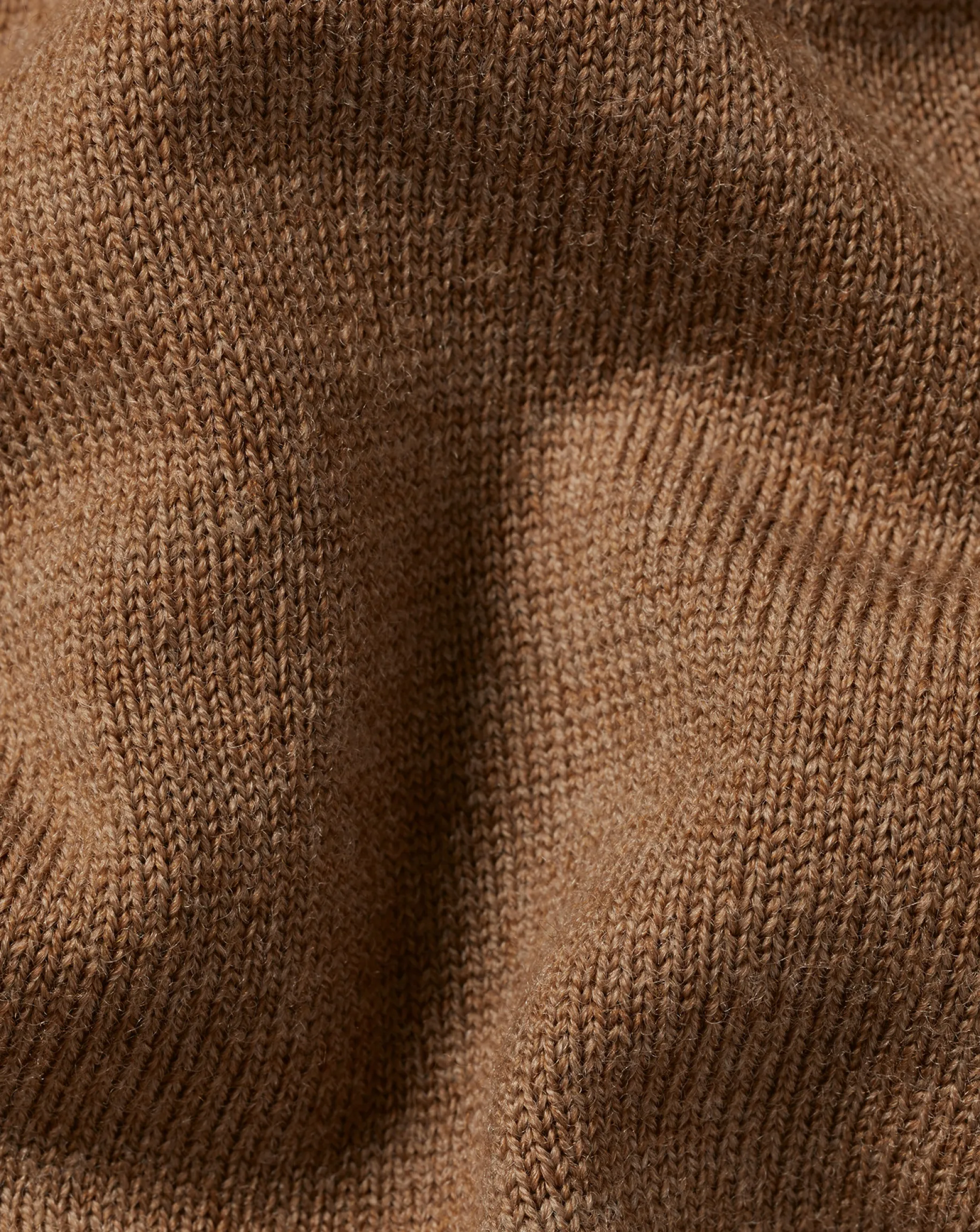 Quarter Zip Sweaters|Sweaters<Charles Tyrwhitt Merino Quarter Zip Sweater - Sand