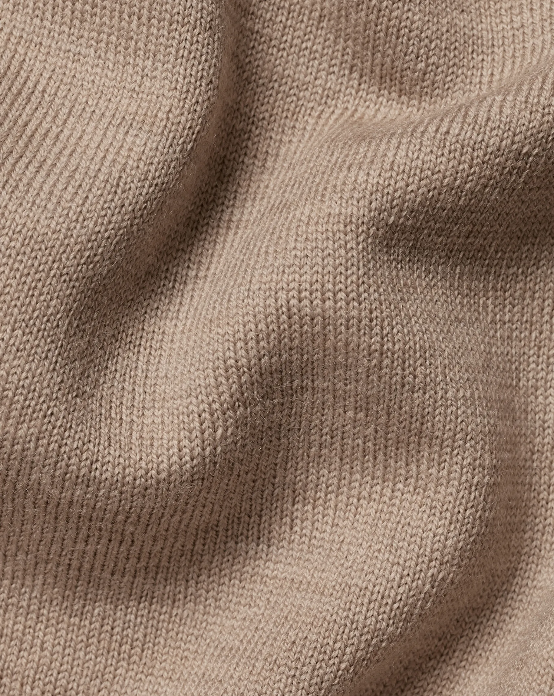 Golf Collection|Quarter Zip Sweaters<Charles Tyrwhitt Merino Quarter Zip Sweater - Oatmeal