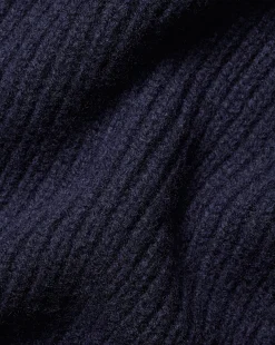 Blue Sweaters|Cardigans<Charles Tyrwhitt Merino Shawl Neck Chunky Cardigan - Navy