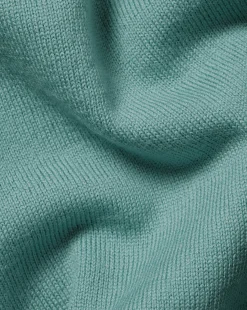 Sweaters<Charles Tyrwhitt Merino V-Neck Sweater - Green Aqua