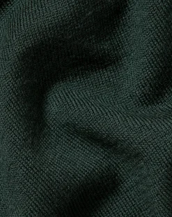 Sweaters<Charles Tyrwhitt Merino V-Neck Sweater - Forest Green
