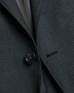 Suit Jackets|Blazers<Charles Tyrwhitt Micro Check Suit Jacket - Dark Grey