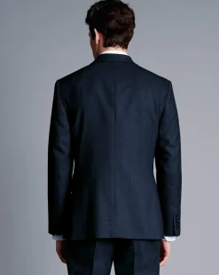 Suit Jackets|Blazers<Charles Tyrwhitt Micro Check Suit Jacket - Ink Blue