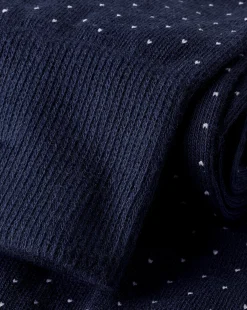 Socks<Charles Tyrwhitt Micro Dash Socks - French Blue & White
