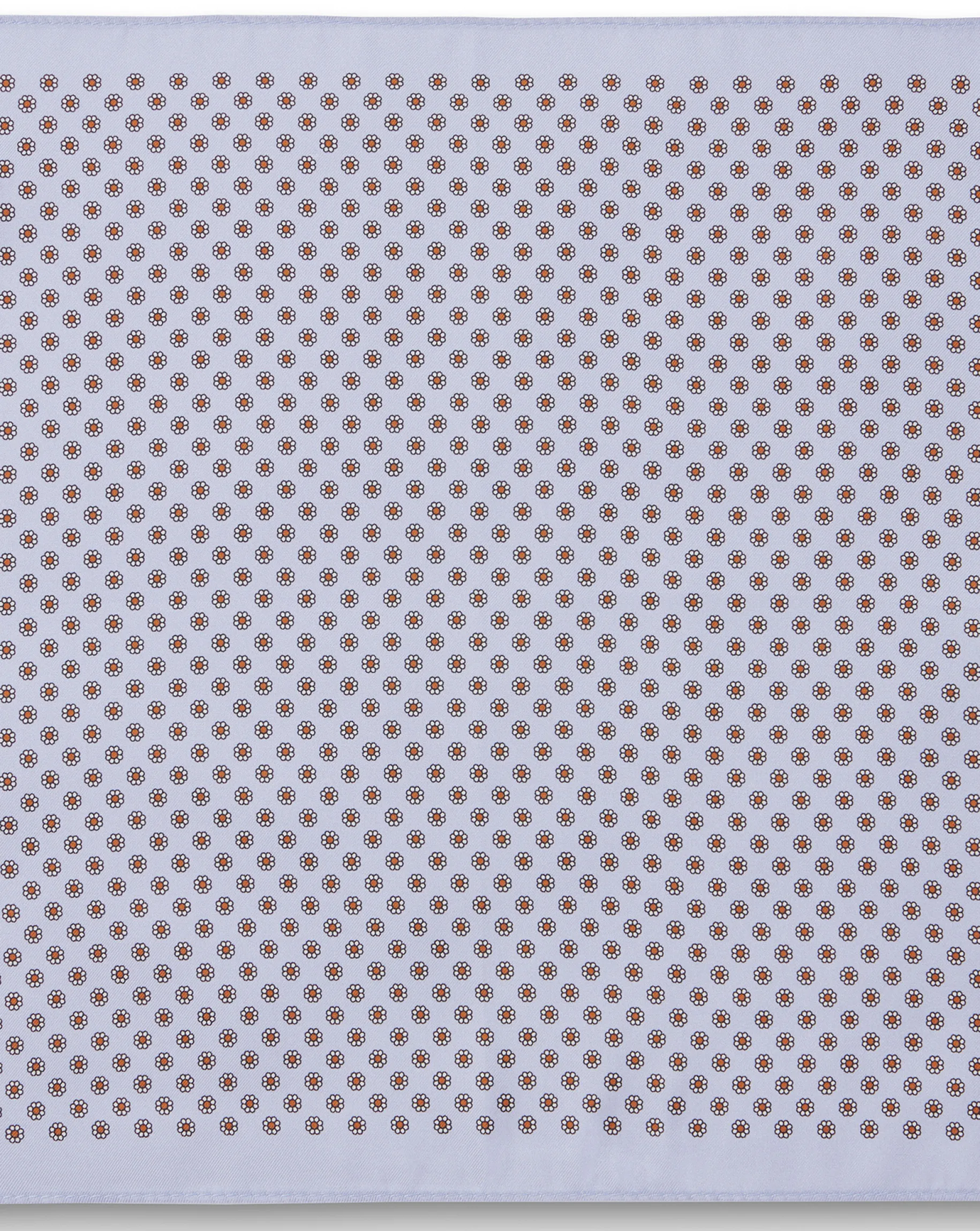 Accessories<Charles Tyrwhitt Mini Floral Print Silk Pocket Square - Light Blue