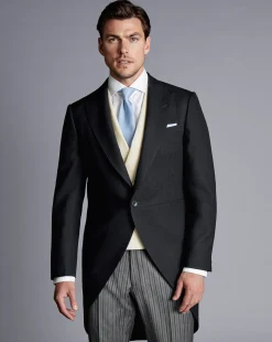 Suit Jackets<Charles Tyrwhitt Morning Suit Tail Coat - Black Herringbone