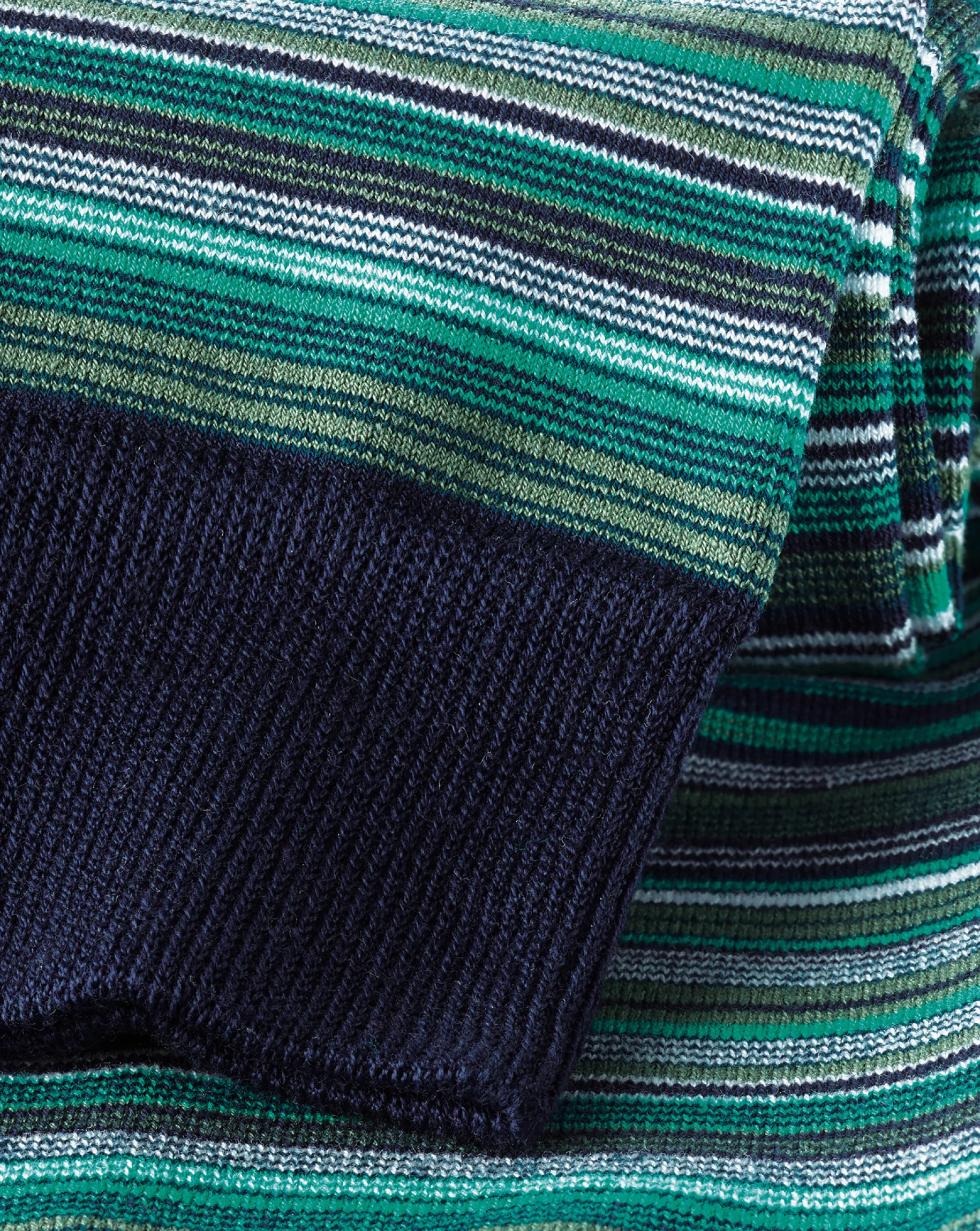 Socks<Charles Tyrwhitt Multi Stripe Socks - Green Teal