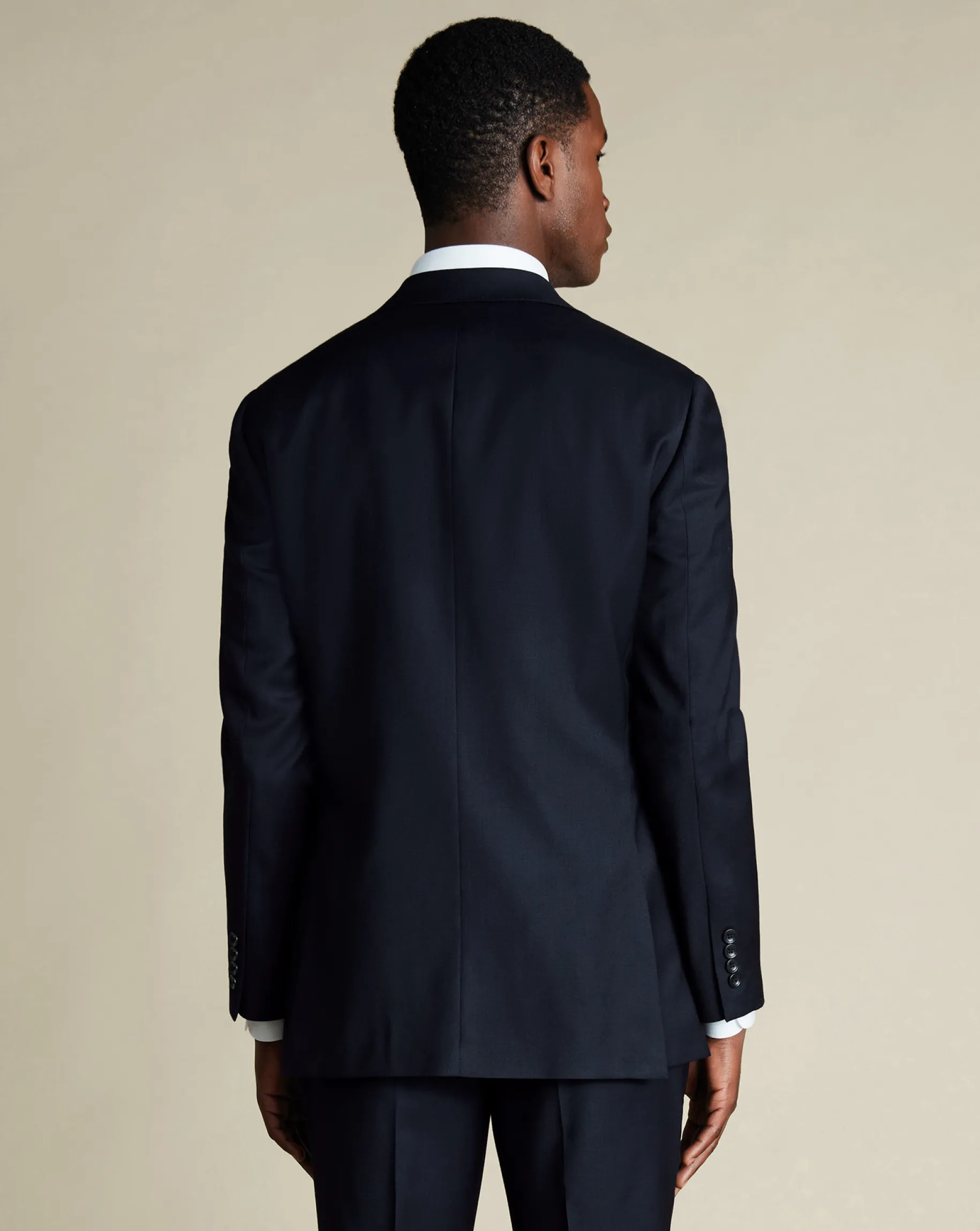 Suit Jackets<Charles Tyrwhitt Natural Stretch Twill Suit Jacket - Navy